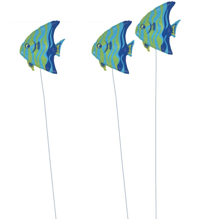 Blue Fish Foil Balloon