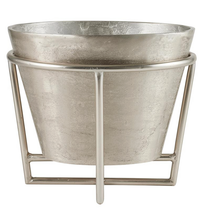 brushed aluminum champagne bucket party accessory