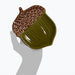 Small Olive Green Acron Plate
