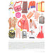 Stephanie Johnson clear tube bags featured in More Magazine sporty vacation spread