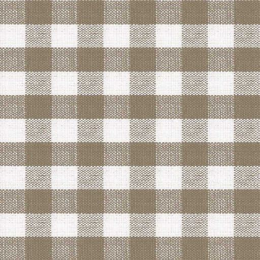 Taupe Grey Gingham Luncheon Napkins