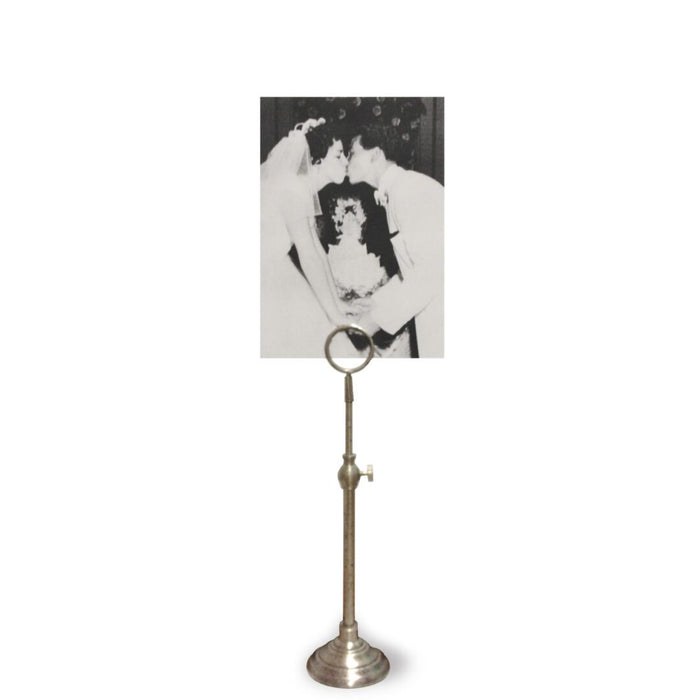 Telescoping Picture/Sign Stand in Vintage Metal Finish