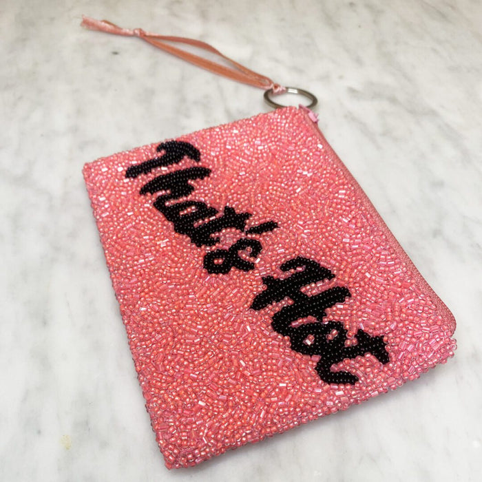 That's Hot Beaded Coin Purse - SOLD OUT