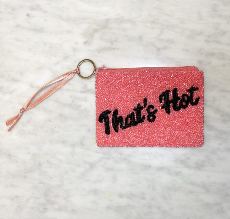 That's Hot Beaded Coin Purse - SOLD OUT
