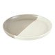 Warm cream and white Dipped Desert Plates