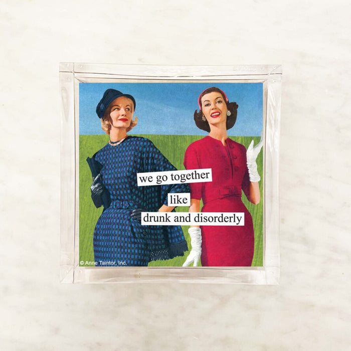We Go Together Like Drunk and Disorderly Cocktail Paper Napkins – 2 Packets