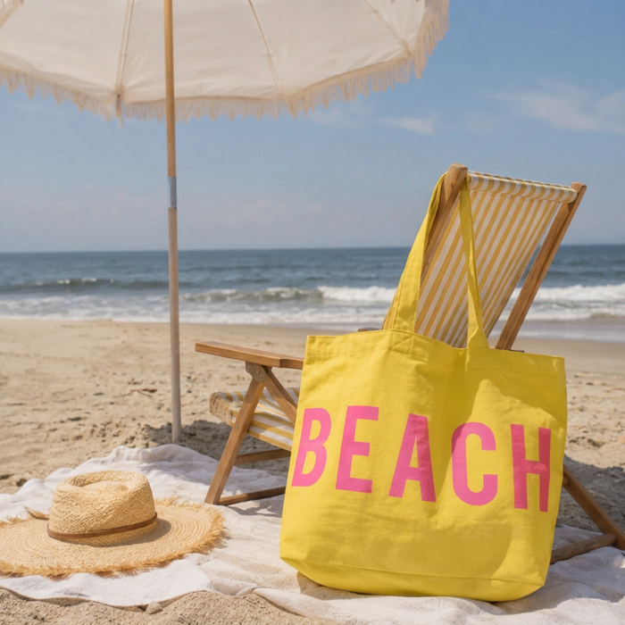 Well Made Beach Canvas Tote