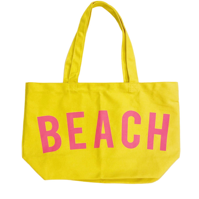Oversized Beach Canvas Tote