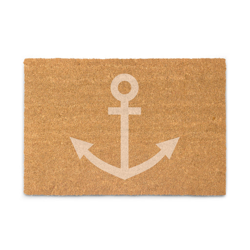 White Anchor doormat