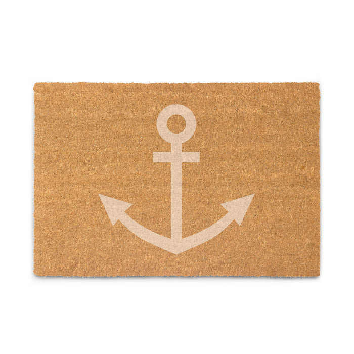 White Anchor doormat