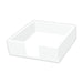 White Lacquered Wood Cocktail Napkin Holder