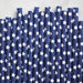 Navy paper straws with white stars.