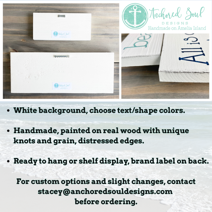 Beach House Sign, coastal beach decor