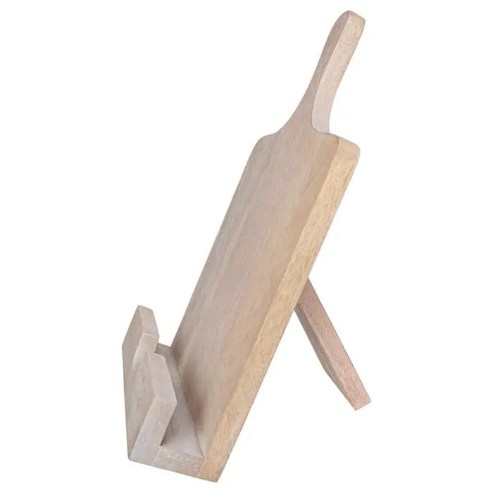 Wooden  Recipe Stand on a white background