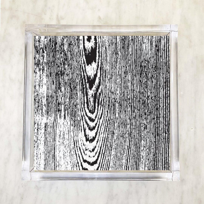 Woodgrain Black Luncheon Napkins 2 Packets