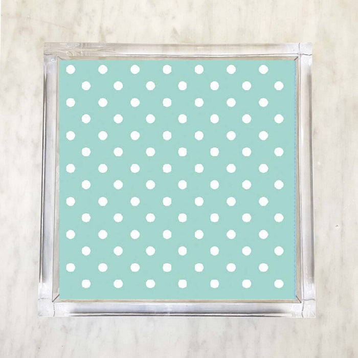 Aqua Blue Luncheon Paper Napkins