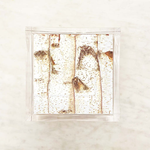 Birch Wood Cocktail Napkins