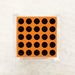 Just Dots Black and Orange Cocktail Napkins 2 Packets