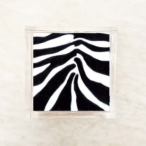 Black and White Zebra Cocktail Napkins
