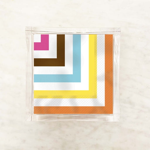 Chevrons Beverage Cocktail Napkins