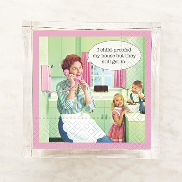 I Child-Proofed My House Cocktails Napkins  – 2 Packets