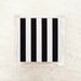 Narrow Black and White Stripes Luncheon Napkins 2 Packets