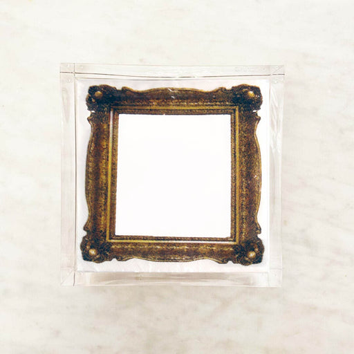 Gold Picture Frame Cocktail Napkins 2 Packets