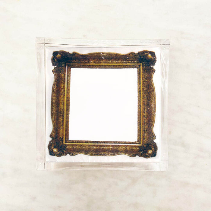 Gold Picture Frame Cocktail Napkins 2 Packets