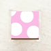Baby Pink and White Polka Dot Beverage Paper Napkins