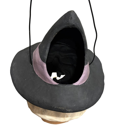 papier-mâché witch bucket 