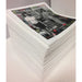 Personalized luncheon napkins with custom black and white photo for birthday party