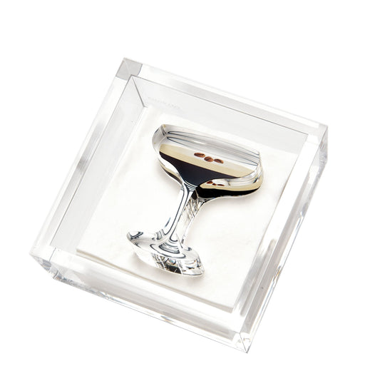 Espresso Martini Acrylic Cocktail Napkin Holder
