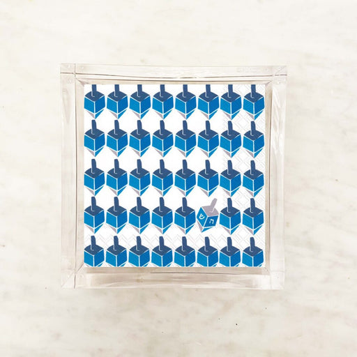 Hanukkah Dreidel Cocktail Napkins
