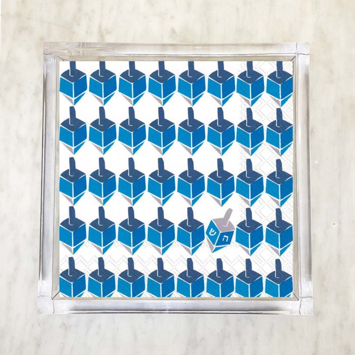 Hanukkah Dreidel Luncheon Napkins