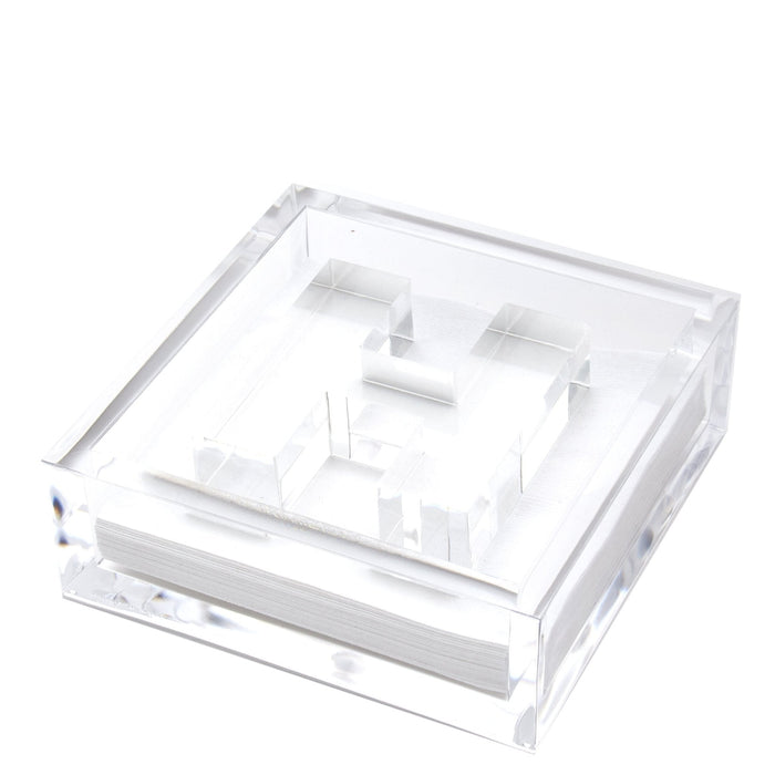 Initial Acrylic Cocktail Napkin Holder