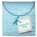 Learn to Sew My First Quilt kit in blue floral fabric pouch