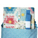 Learn to Sew My First Quilt kit contents with quilt fabric and binding