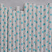 Light Blue Tiny Dot Paper Straws Set of 23 — biodegradable spiral-wound paper straws with light blue polka dot print