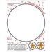 Make Your Own Plate Gingerbread Man Christmas — printable drawing template for custom melamine plate with Merry Christmas design