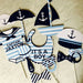 Nautical baby shower printable photo booth props with anchor, sailboat and It's a Boy signs