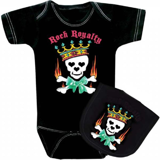 Rock Royalty Onesie and Bib Set