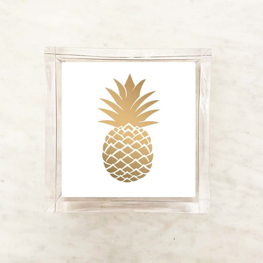 Gold Pineapple Cocktail Napkins