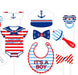 Personalized nautical baby shower printable photo booth props with sailor hat, onesie, bib and It's a Boy sign