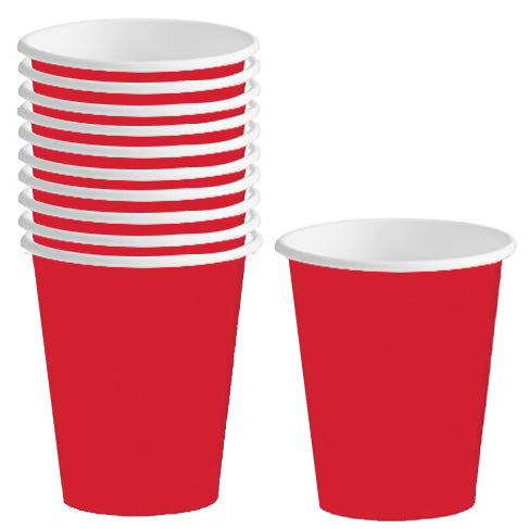 Red paper cups 