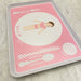 Pink personalized Spanish paper doll melamine tray for kids with Spanish table setting words