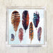 Decorative Feathers Luncheon Napkins
