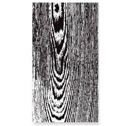 woodgrain guest paper towels with natural variegated wood pattern displayed in a clear holder, neutral napkins for entertaining