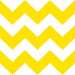 Yellow and white chevron stripe luncheon paper napkins, 6.5 x 6.5 inch, set of 2 packs