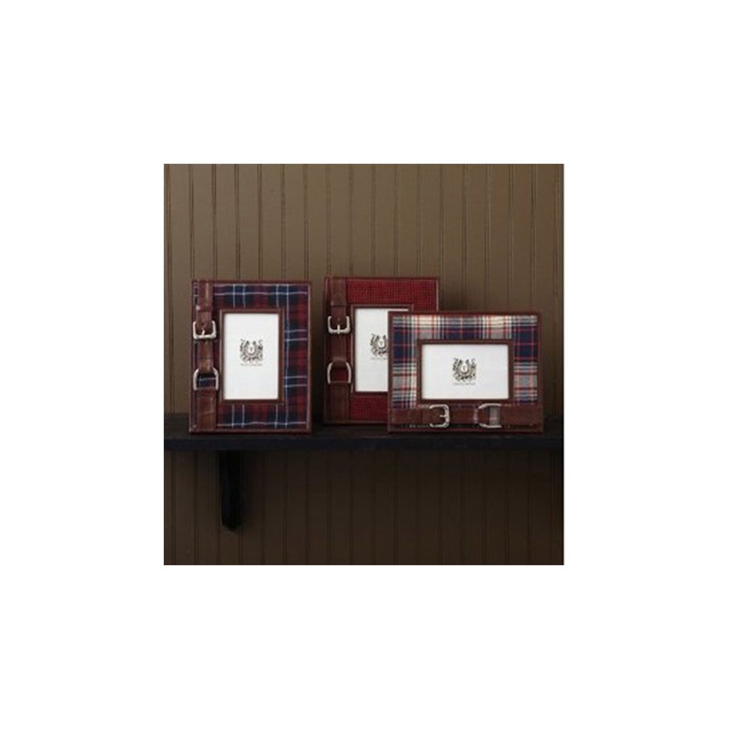 Bridle Plaid Photo Frame available for sale