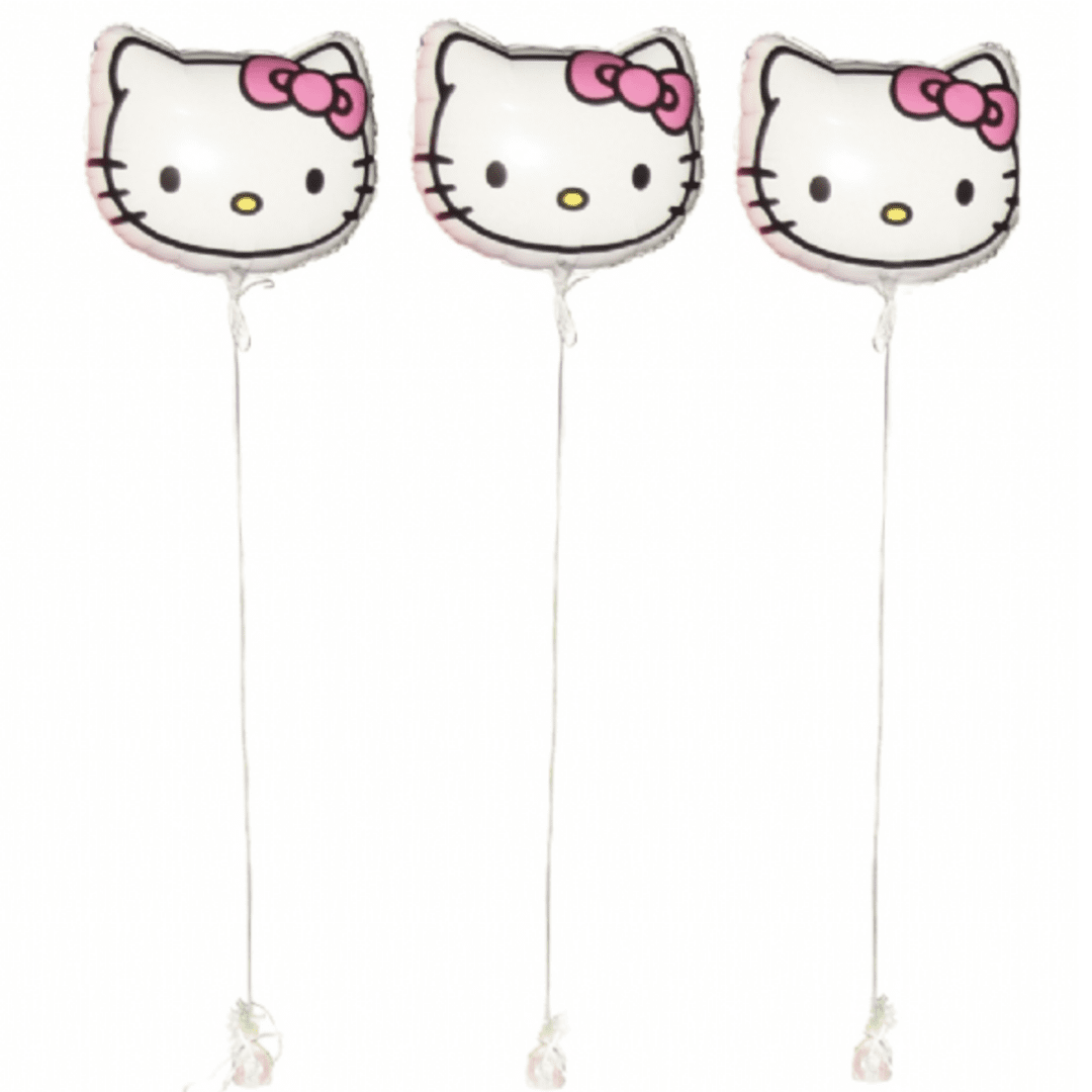 Hello Kitty White Straws